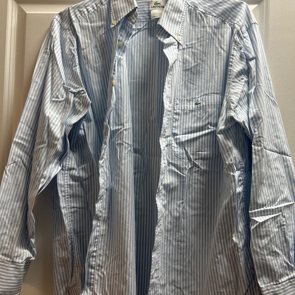 Lacoste Button down Size Large